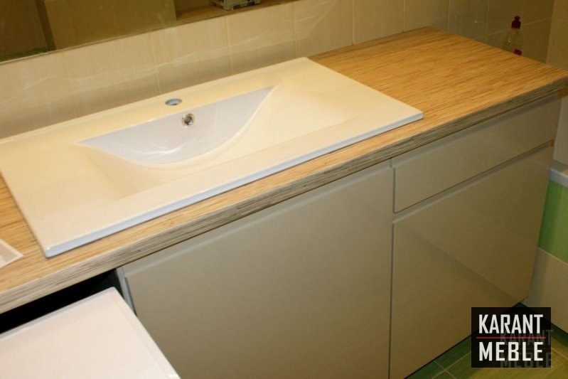 Meble łazienkowe — MDF, lakier połysk — zdjęcie 4
