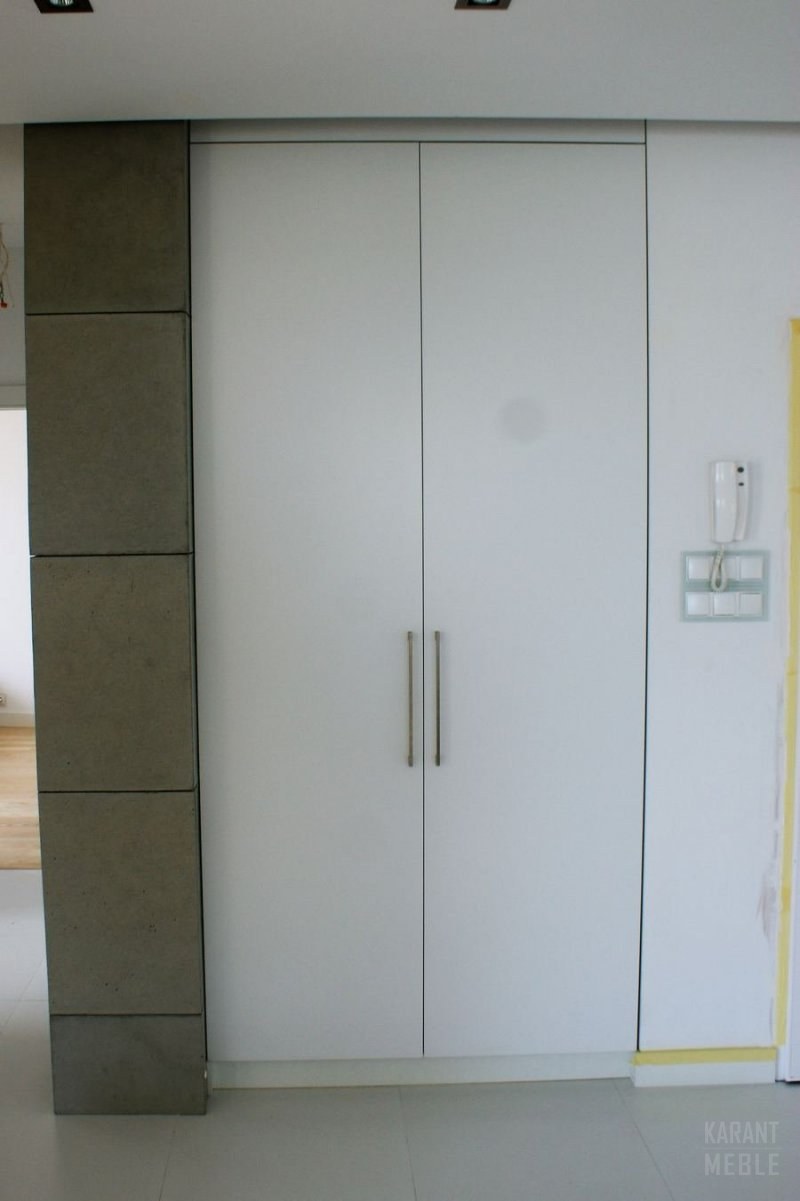 Szafa — drzwi uchylne, MDF, lakier mat